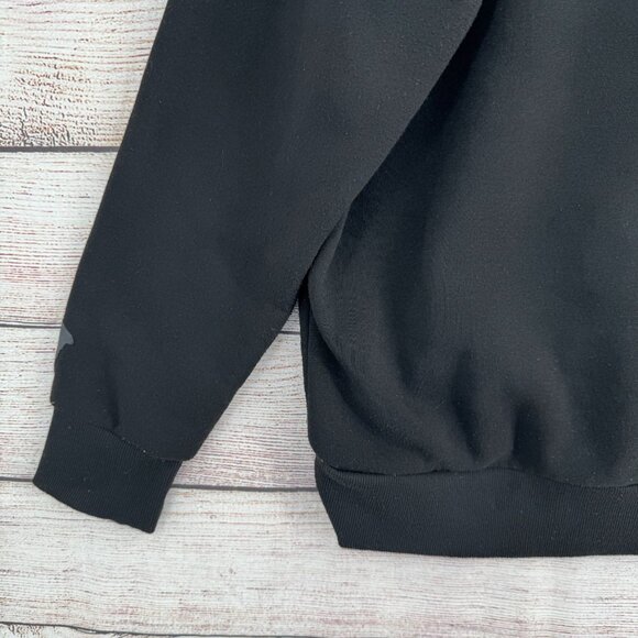 Crooks & Castles Black on Black Logo Hoodie Sweatshirt Men's Medium Black - Picture 8 of 12